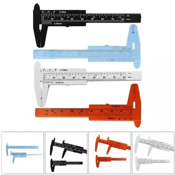 Пластиковый штангенциркуль линейка измерительный инструмент идеально подходит для точных измерений красный