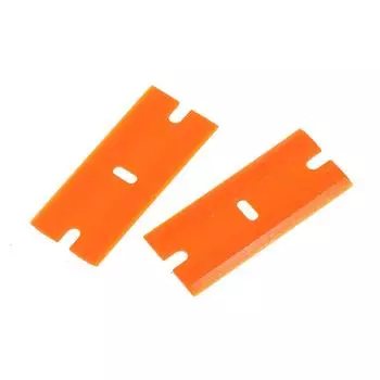 Пластиковый скребок для бритвы с 10 лезвиями для удаления автомобильных этикеток, наклеек, клея