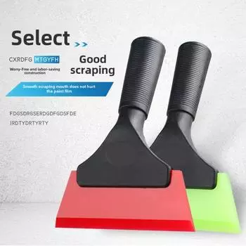Пластиковый скребок для снятия пленки с говяжьих сухожилий, инструмент для очистки стекла, мягкий скребок для снятия пленки с автомобиля, инструменты для снятия пленки с автомобиля