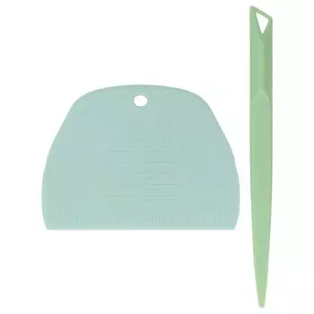 Пластиковый скребок для теста, нож для выпечки, инструмент для выпечки хлеба, пиццы, торта, зеленого цвета зелёный