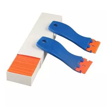 Пластиковый скребок, шпатель, резиновый скребок, очиститель для автомобильных кромок, скребок для чистки стекол, скребок, инструмент для удаления клея Scraper With 10Blades