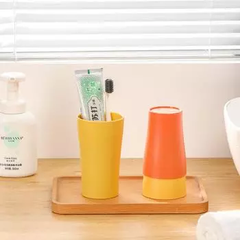 Пластиковый стаканчик, пшеничная соломинка, стаканчик для ополаскивателя для ванной комнаты, стаканчик для зубной щетки для пар в отеле, стаканчик для домашней воды, подарочный стаканчик.