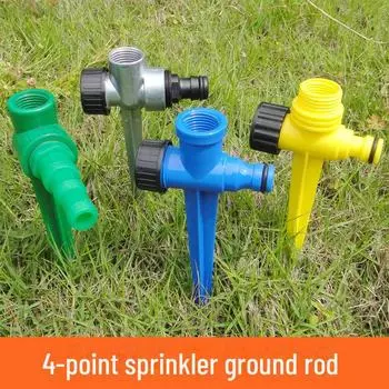 Пластиковый стержень заземления с 4-точечной внутренней резьбой для садового разбрызгивателя