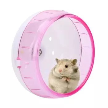 Пластиковый супер тихий роликовый беговой ролик для упражнений игрушка для мелких домашних животных хомяка морской свинки розовый