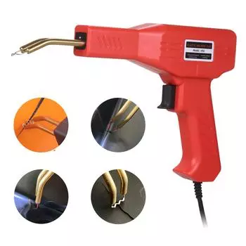 Пластиковый сварочный комплект для ремонта бампера, набор пистолета-степлера для ремонта трещин на бампере автомобиля, сварочный аппарат мощностью 50 Вт со скобами-плоскогубцами AU