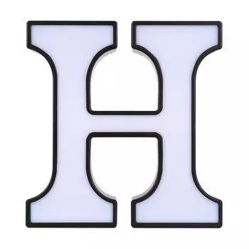 Пластиковый светодиодный ночник с 26 буквами английского алфавита, декоративный светильник для дня рождения White Light