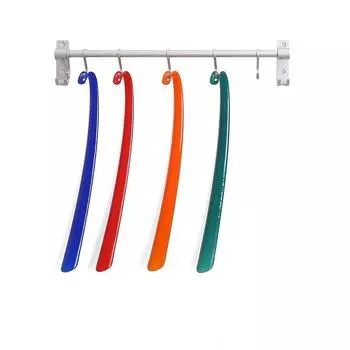 Пластиковый удлиненный рожок для обуви, помощник для ленивой обуви, обувь с длинной ручкой, подъемник