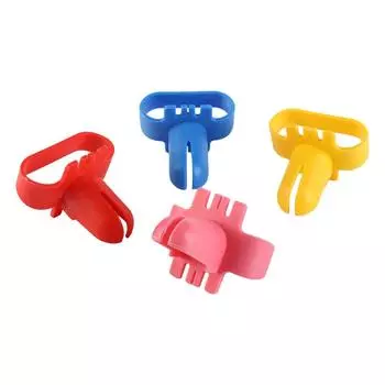 Пластиковый узел для завязывания воздушных шаров Инструмент для завязывания воздушных шаров Аксессуары для воздушных шаров Артефакт для завязывания воздушных шаров жёлтый