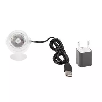 Пластиковый Водонепроницаемый Погружной Светодиодный Аквариумный Цветной Градиентный Ночной Прожектор синий