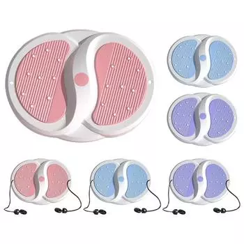 Пластиковый вращающийся диск для тренировки талии, скручивающиеся доски для массажа ног, портативное прочное устройство для похудения