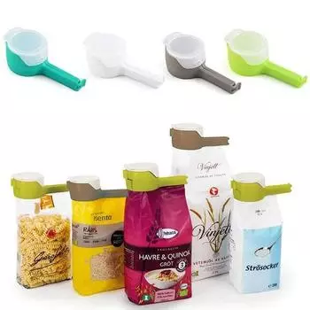Пластиковый зажим для запечатывания закусок, зажим для запечатывания свежих продуктов, инструмент для хранения продуктов, кухонные принадлежности для путешествий, зажим для пакетов для хранения продуктов