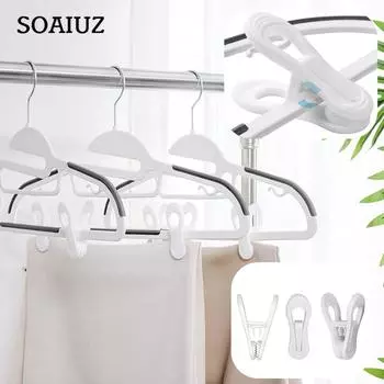 Пластиковый зажим с круглой головкой, Зажим для подвешивания круглой трубы, Пластиковый зажим белый