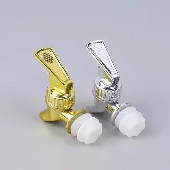 Пластиковый зернистый 15 мм герметичный кран, водопроводный кран, стеклянная банка для бутылки вина, бочка, резервуар для воды, кран с фильтром, винный клапан, водный диспе золотой