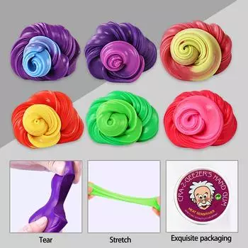 Пластилиновый пластилин, меняющий цвет под воздействием температуры, прыгающий, силиконовый