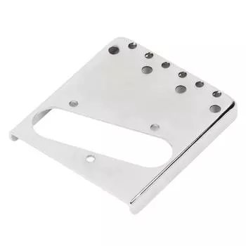 Пластина для бриджа электрогитары из нержавеющей стали с верхней загрузкой для гитары TL Cigar Box