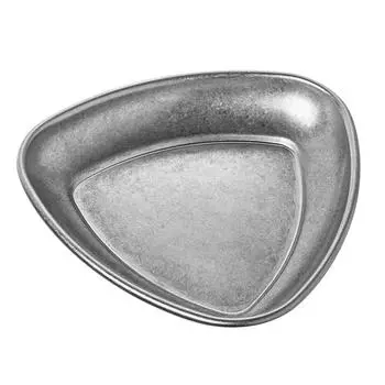 Пластина для демонстрации кофейных зерен из нержавеющей стали, пластина для взвешивания кофейных зерен, металлическая соусница, неправильный лоток для дозирования кофейных зерен