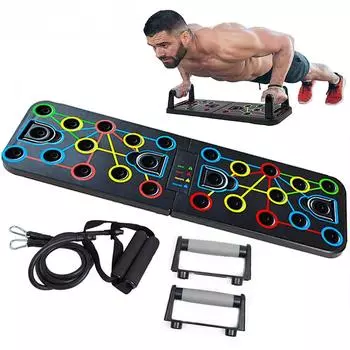 Пластина для отжимания, Мужская тренировка для грудных мышц, многофункциональный кронштейн, вспомогательный артефакт для отжиманий, домашнее оборудование для фитнеса FWCB-A