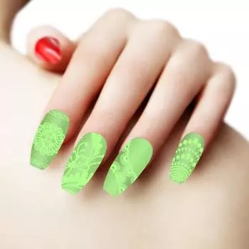 Пластина для печати на ногтях, разнообразные стили, нежный узор, нержавеющая сталь, мини-инструмент для дизайна ногтей, маникюрная форма для печати для женщин