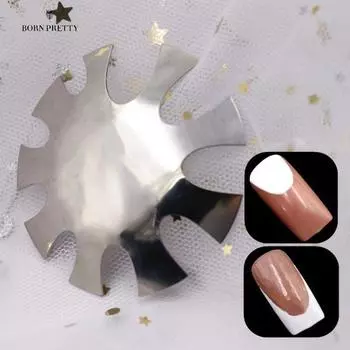 Пластина для резки ногтей, украшения для ногтей, однотонная, легкая, своими руками