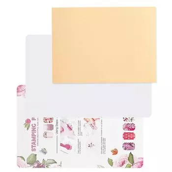 Пластина для стемпинга для ногтей из нержавеющей стали для профессионального и DIY использования Устойчивая к ржавчине и практичная пластина для стемпинга для ногтей S