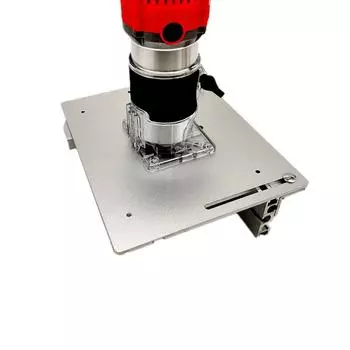 Пластина для вставки триммера Деревообработка Многофункциональные принадлежности для деревообработки Деталь настольной пилы Электрические фрезерные пластины для дерева Серебро