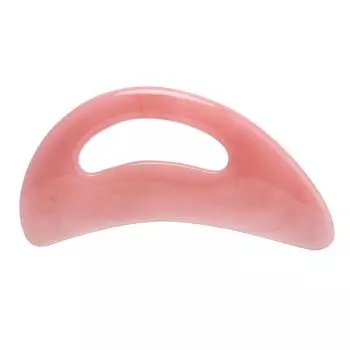 Пластина Гуаша из смоляной кожи, массажная доска для скребкового массажа всего тела для домашнего использования в салоне красоты?Розовый Л