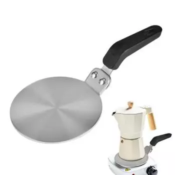 Пластина рассеивателя тепла для газовой плиты 5,1/7,8 дюйма, круглый теплопроводящий индукционный адаптер с 13cm