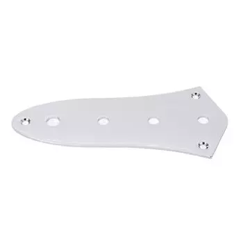 Пластина управления джазовым басом, 4 отверстия, пустая стальная металлическая замена для электрогитары