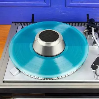 Пластинка из алюминиевого сплава, виниловый стабилизатор веса, проигрыватель пластинок, амортизирующий зажим для веса, LP-диск чёрный