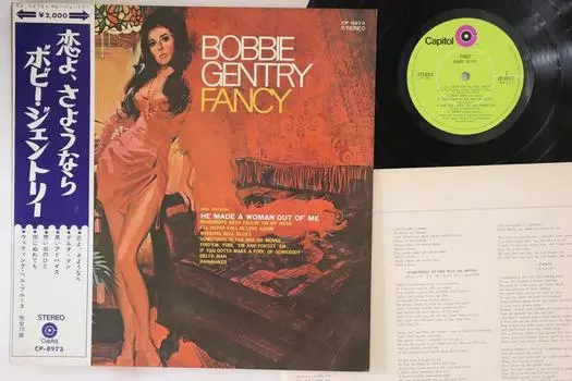 Пластинка LP BOBBIE GENTRY - Fancy CP8973 CAPITOL 1970 Япония Obi Rock