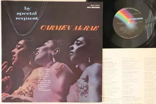 Пластинка LP CARMEN MCRAE, MAT MATTHEWS - по специальному запросу MCA3053 MCA 1973 Japan Jazz