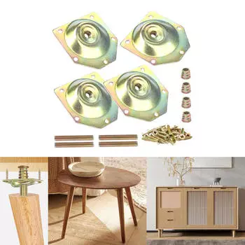 Пластины для крепления ножек, монтажная пластина для дивана, ремонт мебельных креплений