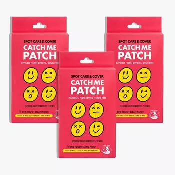 Пластырь Catch Me Patch Premium Hydrocolloid Spot Patch 60 шт., 3 шт., 60 шт., 3 шт.