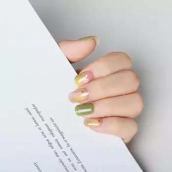 Пластырь для фототерапии ногтей УФ-гель-лак для ногтей полузапеченный ноготь пластырь полный ноготь полузапеченный ноготь пластырь JK314