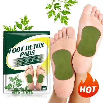 Пластырь для ног Absinthe Foot Care Patch Stress Relief Patch Stress Relief Sleep Improvement 1 упаковка из 12 шт. белый