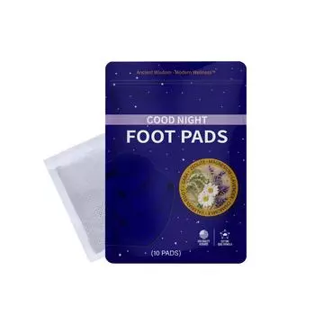 Пластырь для ног от усталости и улучшения запаха ног и травяной уход One Size фиолетовый