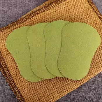 Пластырь для ног с полынью, обезболивающий пластырь на пятке, снятие стресса, детоксикация, помощь для сна, детоксикационная подушечка для тела 1PCS зелёный