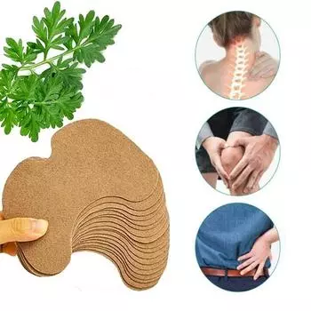 Пластырь для снятия боли в колене Экстракт полыни Боли в суставах Травяной стикер для снятия боли Поясничный позвоночник Медицинский пластырь Наклейка для снятия боли при растяжении мышц 24Pcs