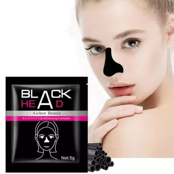 Пластырь для очистки носа с активированным углем и удалением черных точек 5g