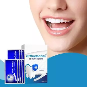 Пластырь для отбеливания зубов, многоцелевой гель для отбеливания зубов, отбеливающее средство для зубов с низкой чувствительностью, удаление желтизны зубов, 7 шт. One Size синий