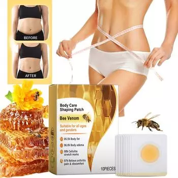 Пластырь для похудения, лимфодренаж, пластырь для похудения, лимфодренаж для мужчин и женщин, пчелиный лимфодренаж