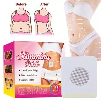 Пластырь для похудения Лимфодренажный Пластырь для похудения Мужской и женский лимфодренажный Пластырь для сжигания Быстрый Пластырь для похудения Живота One Size