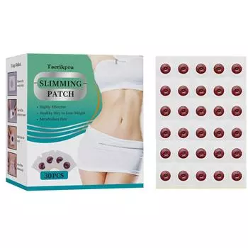 Пластырь для похудения, Пластырь для похудения, Пластыри для живота Пластырь для похудения для быстрого похудения, сжигания и подавления One Size