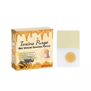 Пластырь для похудения с пчелами, лимфодренажный пластырь для похудения с пчелами для мужчин и женщин, пластырь для похудения, лимфодренажный пластырь с пчелами One Size