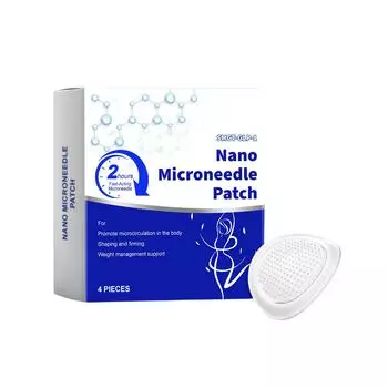 Пластырь для похудения тела Укрепляет пищеварительную систему Стимулирует моторику желудочно-кишечного тракта Кровообращение Дренаж Формирование Для лучшего снижения веса 4 штуки One Size белый