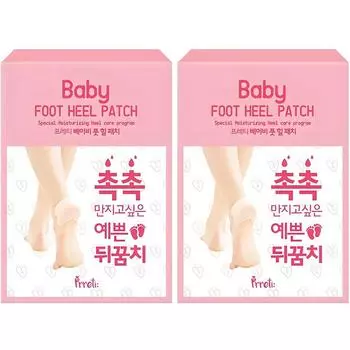 Пластырь для пяток Pretty Baby Foot Care, 10 упаковок, 2 шт.