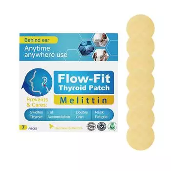 Пластырь для щитовидной железы, лимфодренаж, эффективный нагревательный стикер для шеи, травяной уход за здоровьем One Size