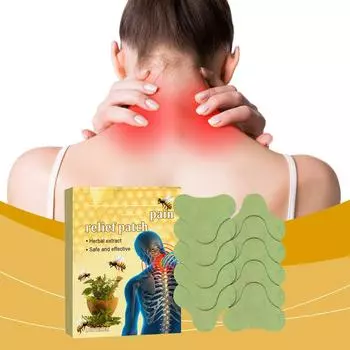 Пластырь для шеи с травяными ингредиентами для суставов, коленей, поясничного отдела позвоночника, плеч, мышц шеи и болей One Size