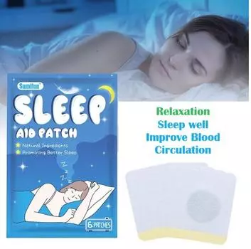 Пластырь для сна, эфирное масло, облегчение головной боли, пластырь для снятия стресса, улучшение качества сна, стикер для расслабления тела, натуральная травяная паста