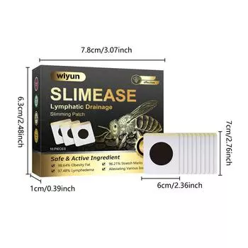 Пластырь для тела с пчелиным ядом для создания контура тела, уход за кожей, легкий для тела, пластырь для ленивых 10pieces